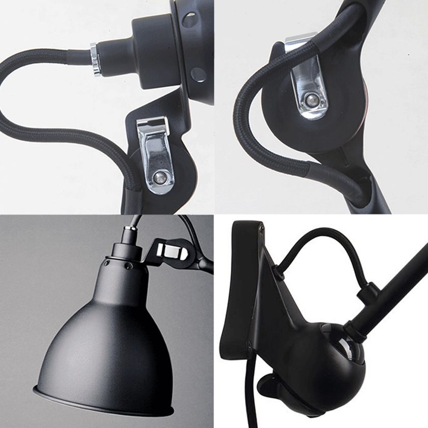 Brady Moderne Kleine LED Wandlamp Zwart/Wit/Geel Metaal Binnen