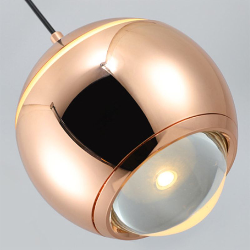 Valentina Moderne ronde Hanglamp Zwart/Gouden Woonkamer Slaapkamer