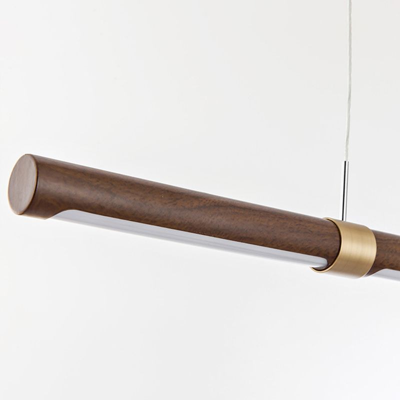 Ozawa Vintage LED Hanglampen Wit Metaal Hout Slaapkamer Keuken
