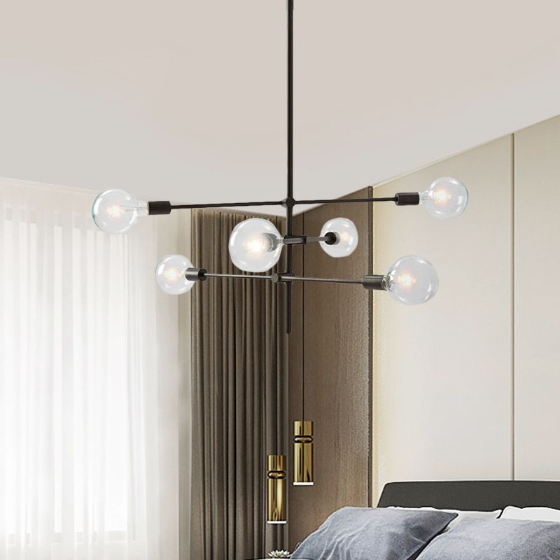 Valentina Moderne Design LED Kroonluchter Metaal Glas Woonkamer