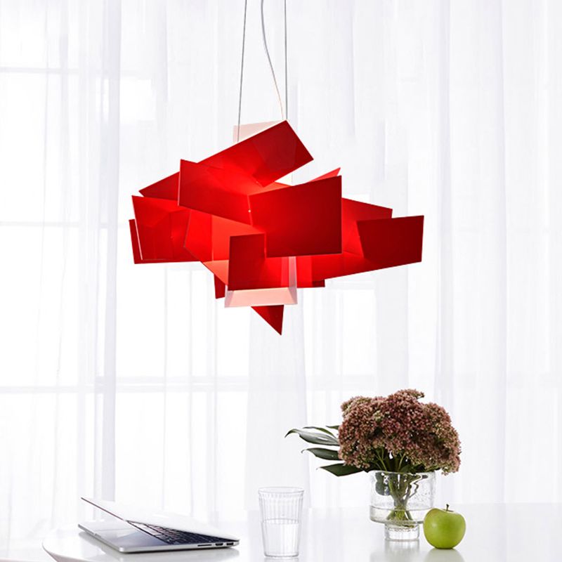Renée Moderne Design LED Hanglamp Rood/Wit Woonkamer Keuken