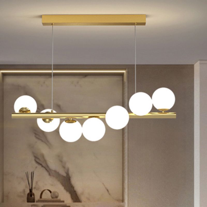 Valentina Moderne Design Hanglamp Goud Metaal/Glas Slaapkamer/Studeerkamer