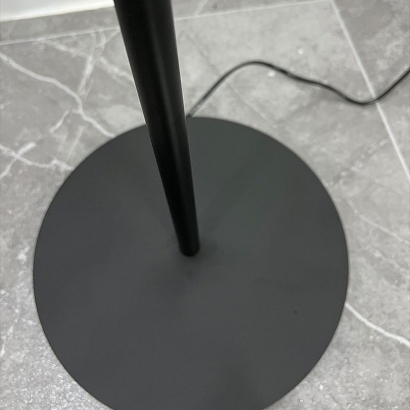 Salgado Moderne Design LED Geometrische Metalen Glazen Vloerlamp Zwart/Amber Slaapkamer/Woonkamer