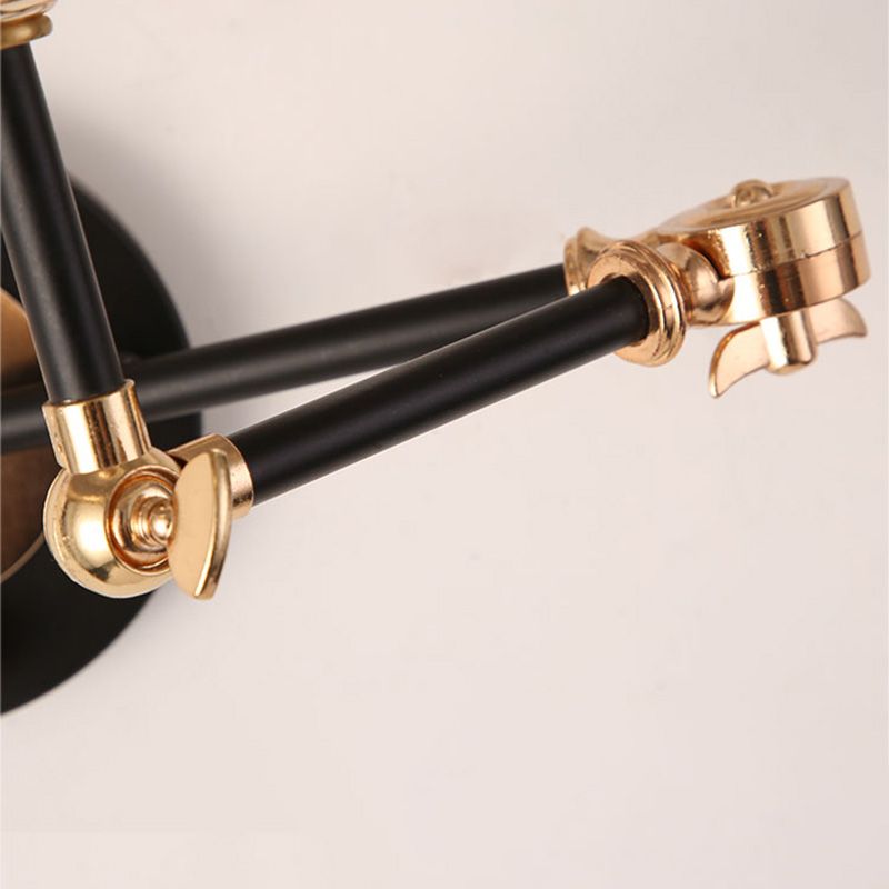 Carins Vintage Kegelvormige LED Wandlamp Goud Metaal Slaapkamer