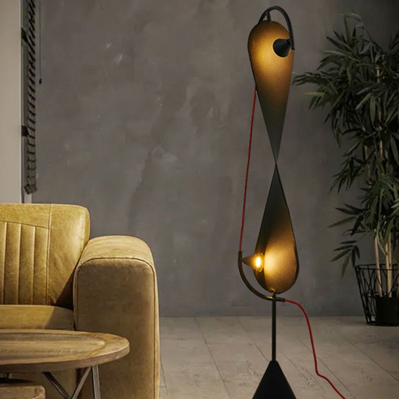 Salgado Moderne Design Minimalistische Geometrische Vloerlamp Metalen Zwart Eetkamer Woonkamer