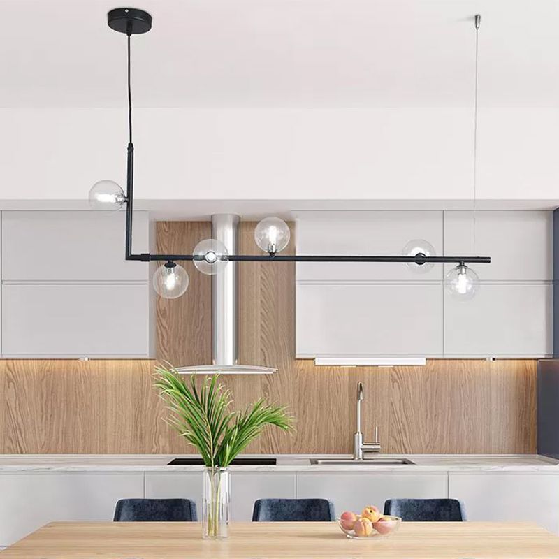 Valentina Moderne Design LED Hanglamp Zwart/Wit Woonkamer Keuken
