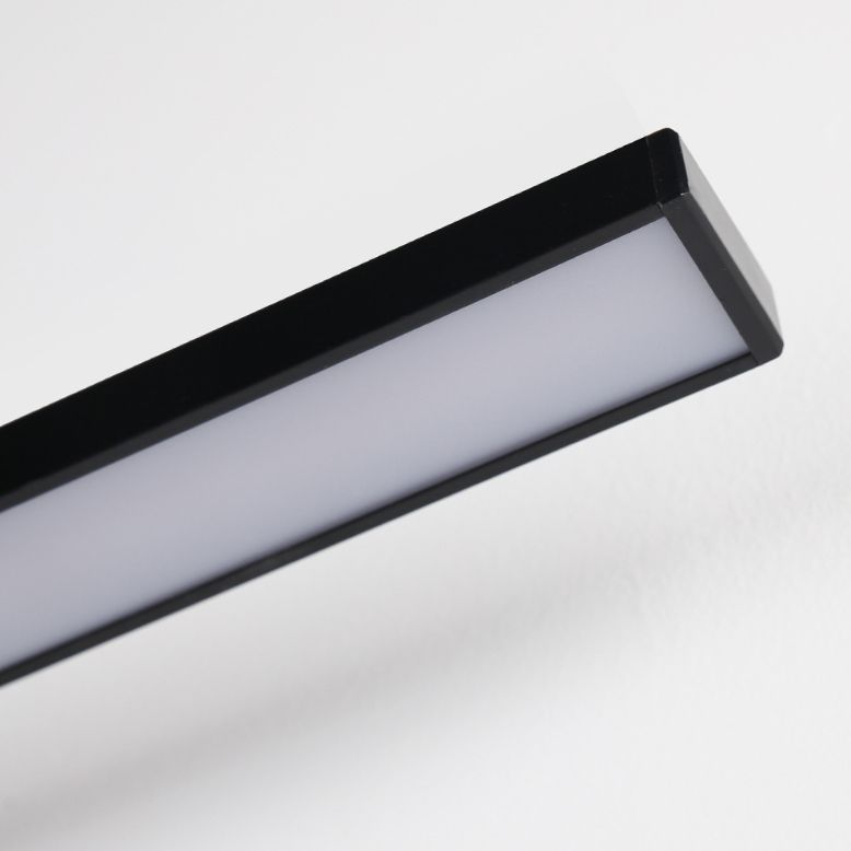 Edge Moderne LED Wandlamp Zwart/Zilver Woon/Slaap/Badkamer Metaal&Acryl