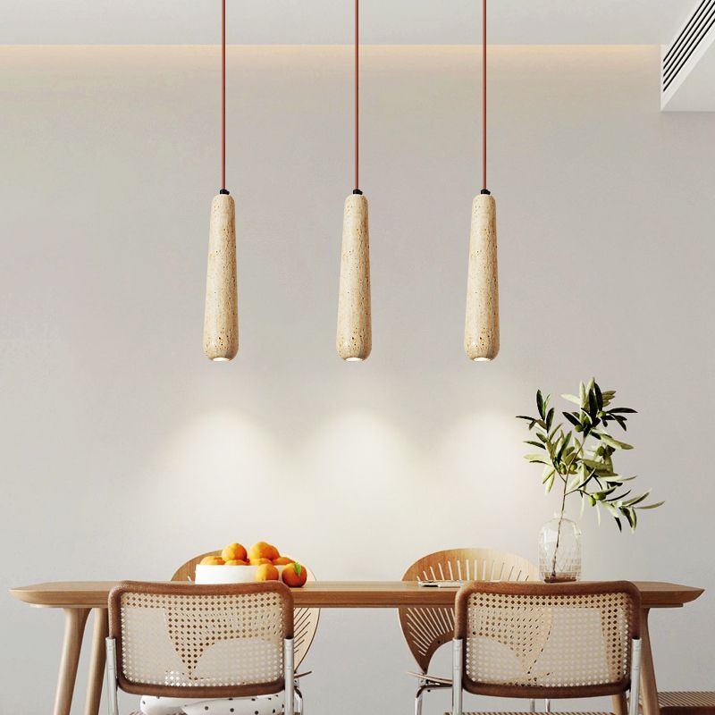 Ozawa Houten Hanglamp Design Hout/Steen Eetkamer