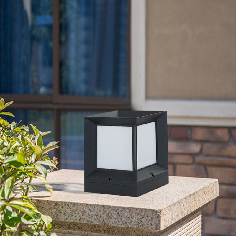 Riley Moderne LED Buitenlamp Bruin Metaal/Acryl Tuin/Stoeprand/Balkon