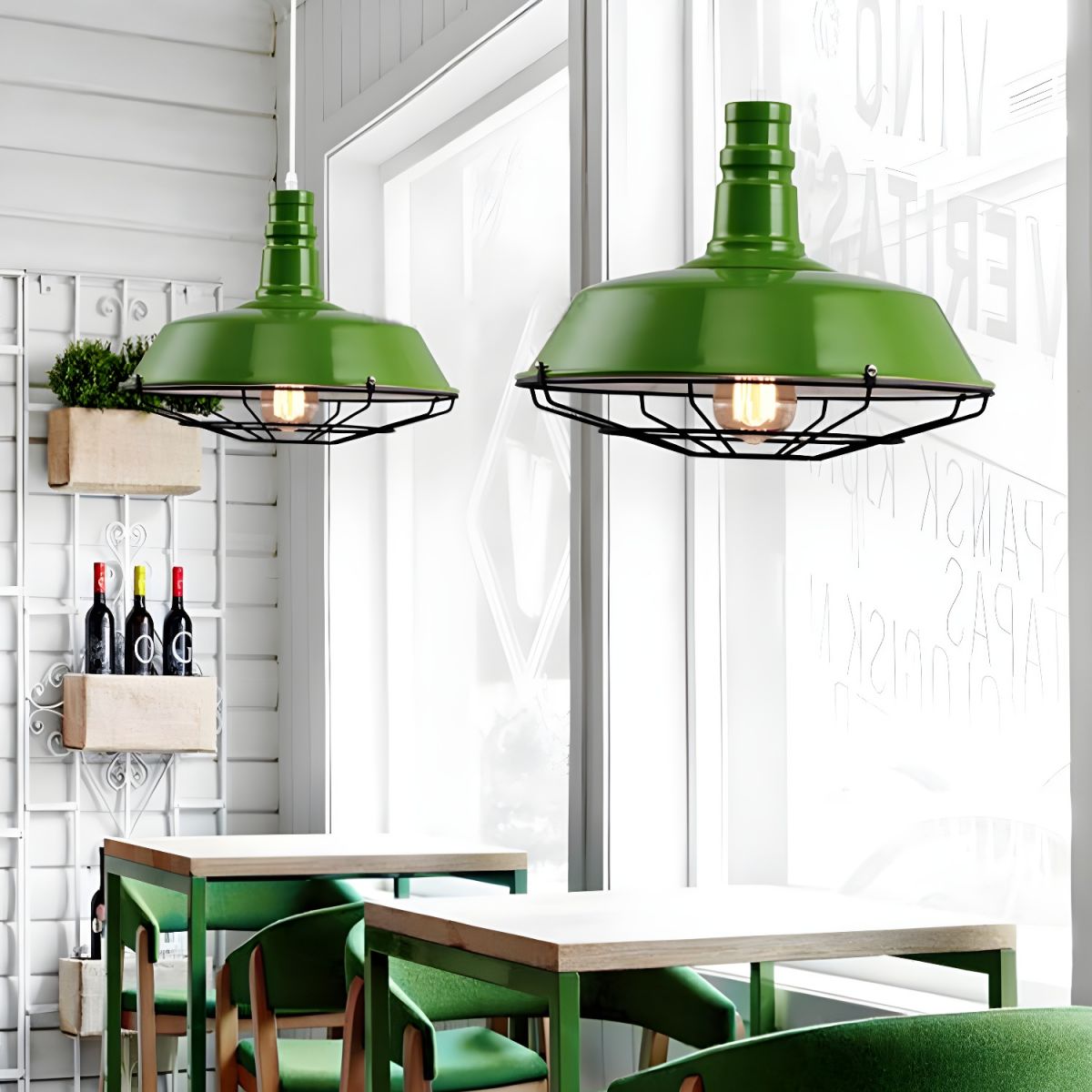 Cooley Industriële Kom Metalen Hanglampen Zwart/Wit/Blauw/Groen/Oranje