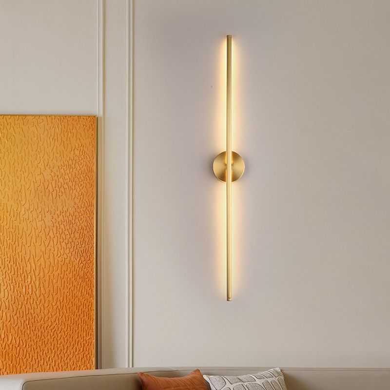 Edge Industriele LED Wandlamp Goud Woon/Slaapkamer Metaal&Silicagel