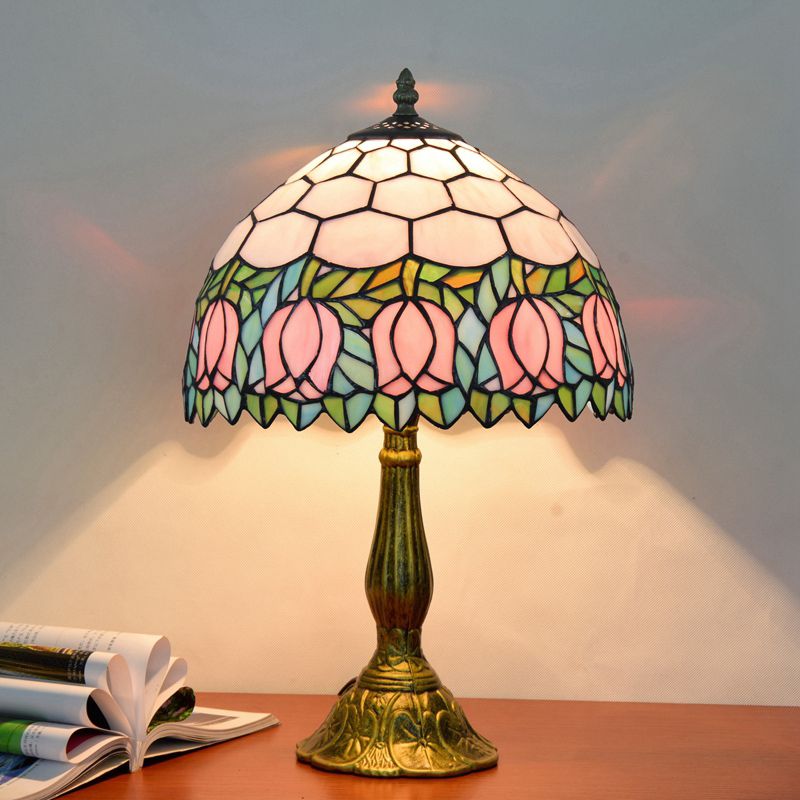Alessio Vintage LED Tafellamp Slaap/Kinder/Babykamer Metaal/Glas