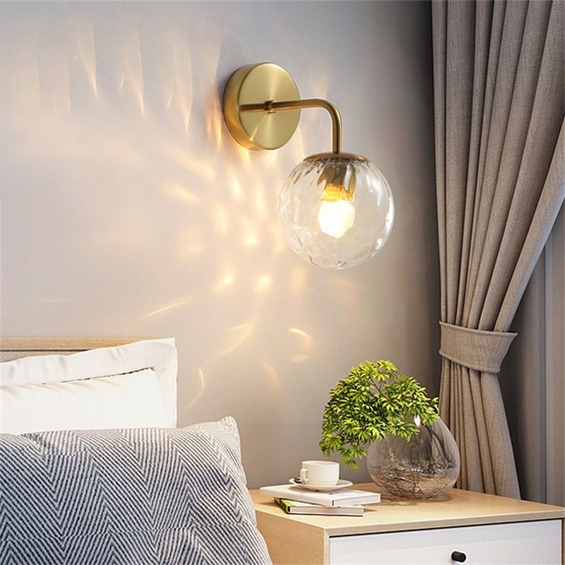 Valentina Vintage Design Heldere Bellen Dressoir Wandlamp Metaal/Glas Slaapkamer/Eetkamer/Woonkamer
