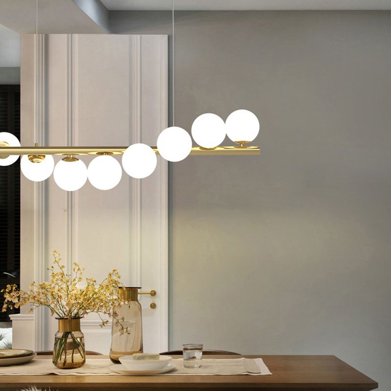 Valentina Moderne Design Hanglamp Goud Metaal/Glas Slaapkamer/Studeerkamer