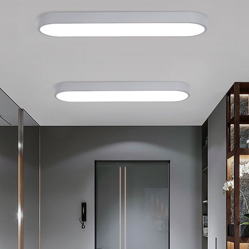 Quinn Moderne LED Plafondlamp Zwart/Wit/Grijs Metaal/Acryl Slaapkamer