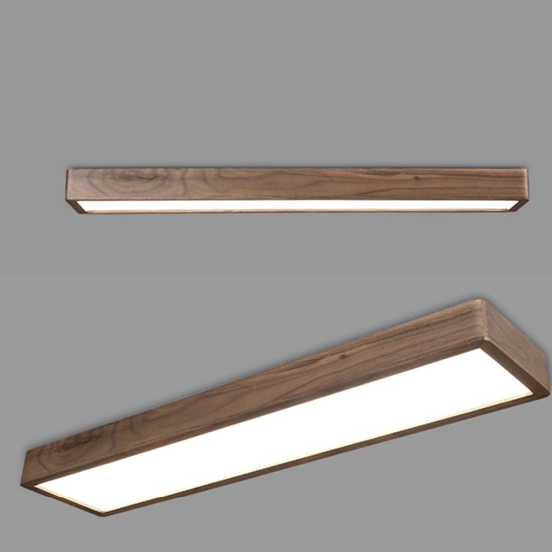 OzawaModerne Design LED Plafondlamp Hout Acryl Woonkamer Keuken