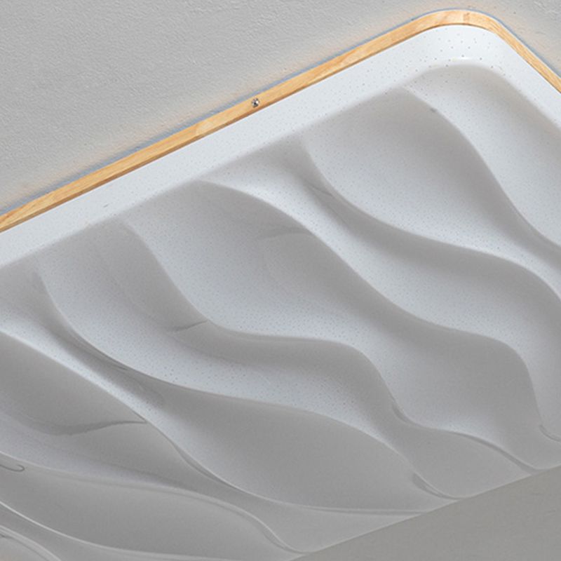 Ozawa Moderne LED Plafondlamp Hout Acryl Slaapkamer/Studiezaal