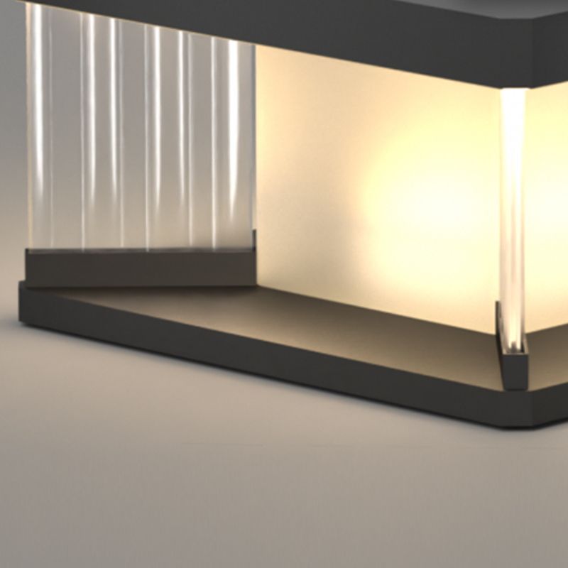 Riley Moderne LED Wandlamp Zwart Metaal Tuin/Stoeprand/Balkon
