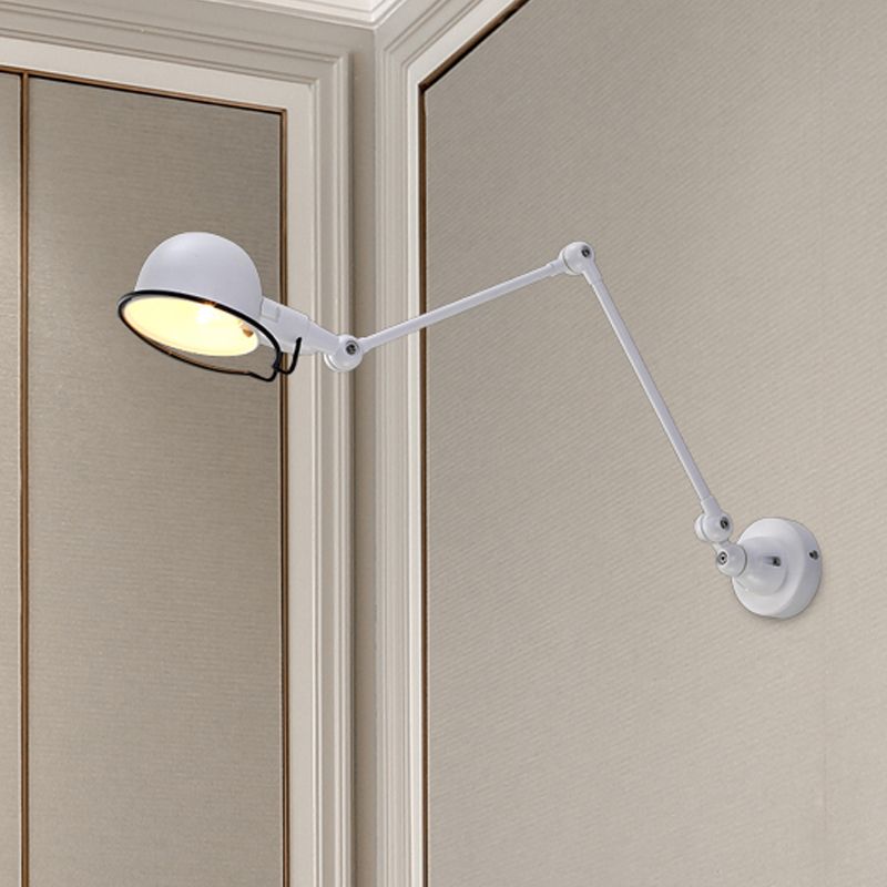 Brady Moderne Kom Cirkel LED Wandlamp Zwart/Wit Metaal Binnen