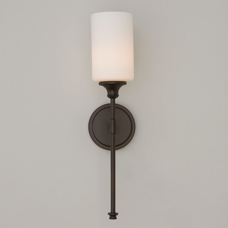 Eryn Nordic Vanity Glas Wandlamp Zwart/Zilver Glas/Metaal Slaapkamer/Eetkamer/Woonkamer