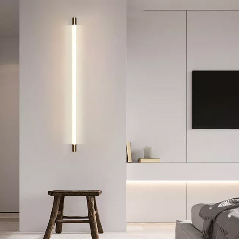 Edge Industriele LED Wandlamp Wit Woon/Slaap/Badkamer Binnen Metaal&Acryl