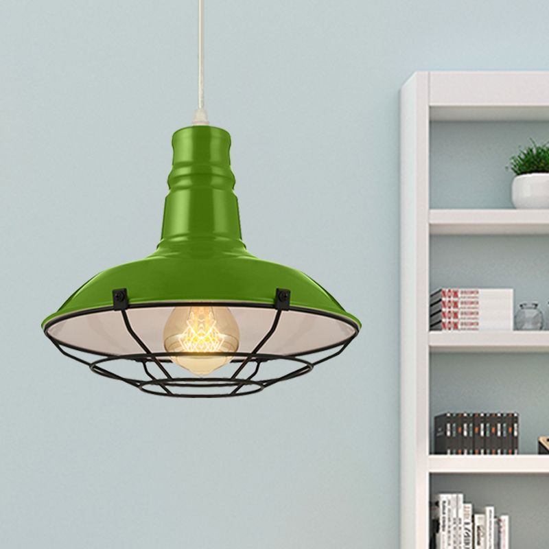 Cooley Industriële Kom Metalen Hanglampen Zwart/Wit/Blauw/Groen/Oranje