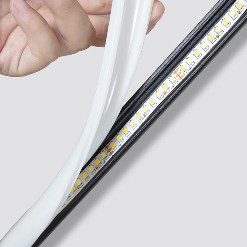 Edge Industriele LED Vloerlamp Zwart/Wit Woon/Slaapkamer Metaal&Acryl