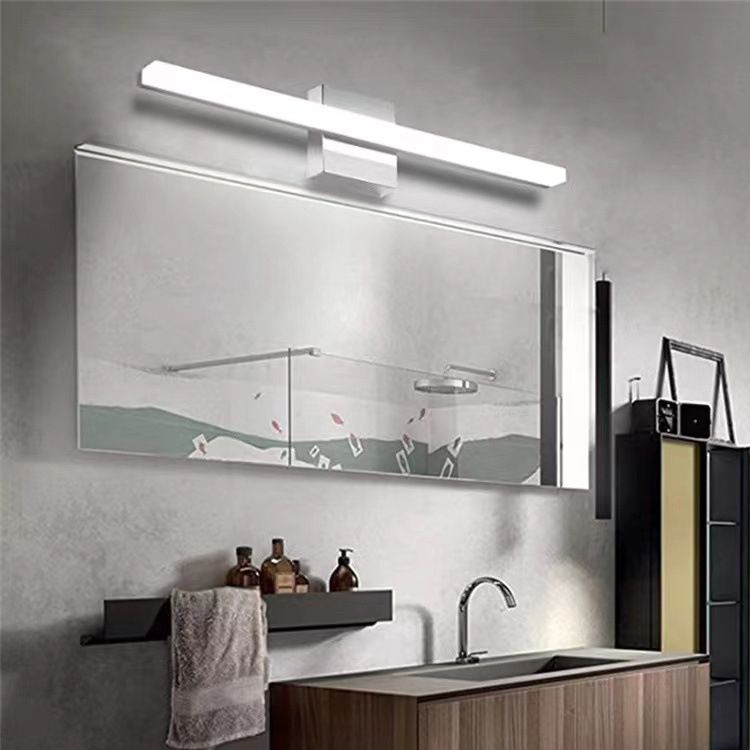 Edge Moderne LED Wandlamp Zwart/Zilver Woon/Slaap/Badkamer Metaal&Acryl