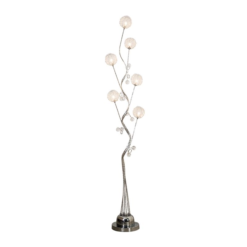 Bella Moderne Multi Head LED Vloerlamp Wit Metaal Slaapkamer