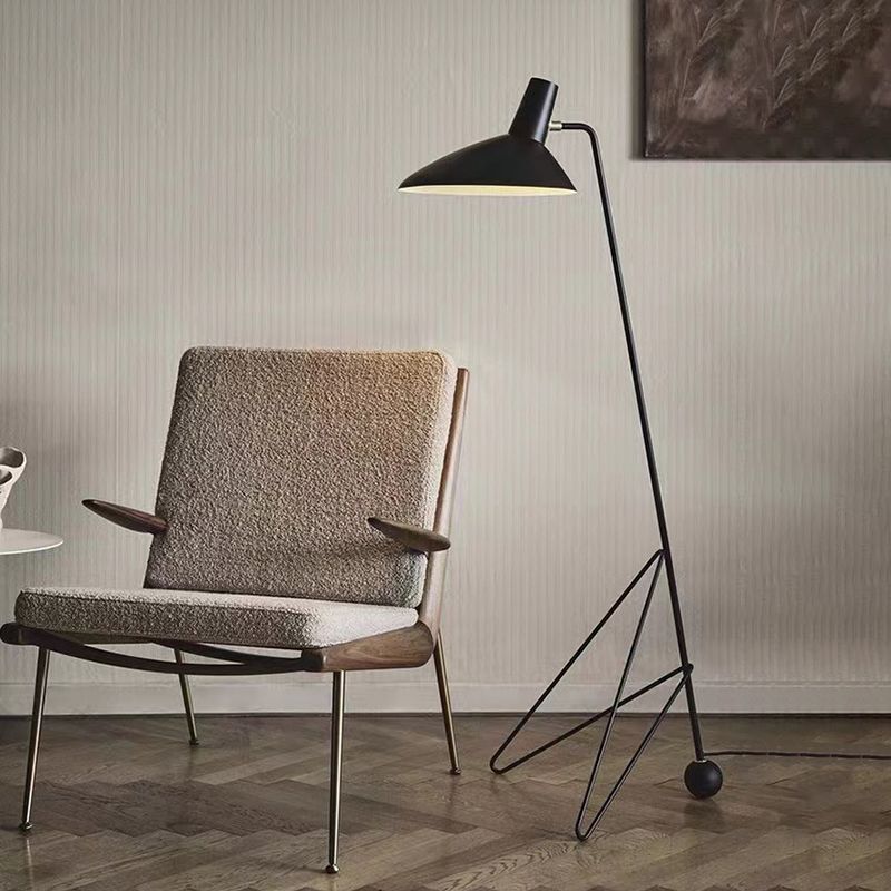 Salgado Moderne Design Minimalistische Geometrische Vloerlamp Zwart Driepoot Metalen Eetkamer/Woonkamer