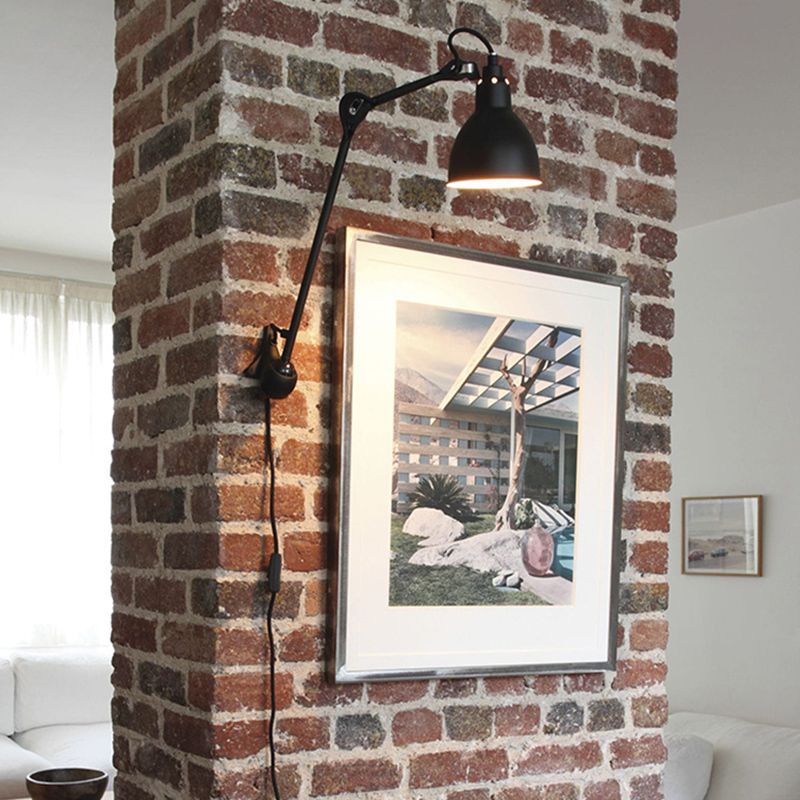Brady Moderne Kleine LED Wandlamp Zwart/Wit/Geel Metaal Binnen