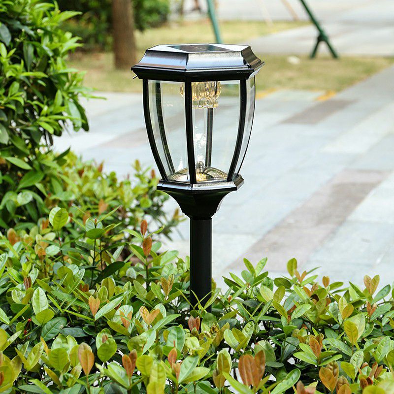Pena Design LED Buitenlamp Zwart Metaal/Glas Tuin/Stoeprand/Balkon