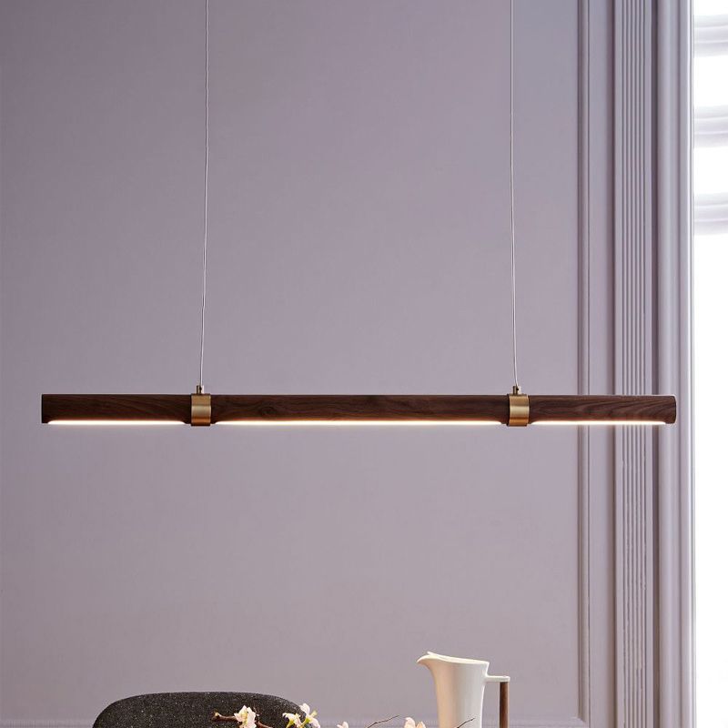 Ozawa Vintage LED Hanglampen Wit Metaal Hout Slaapkamer Keuken