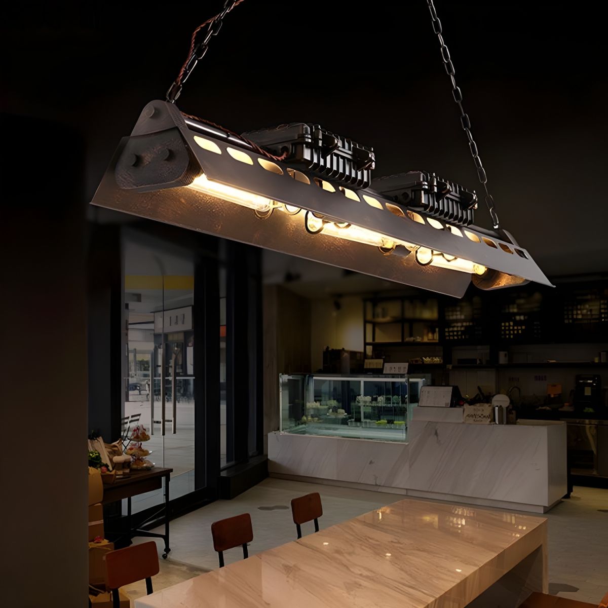 Cooley Moderne Industriële Metaal Hanglamp Roest