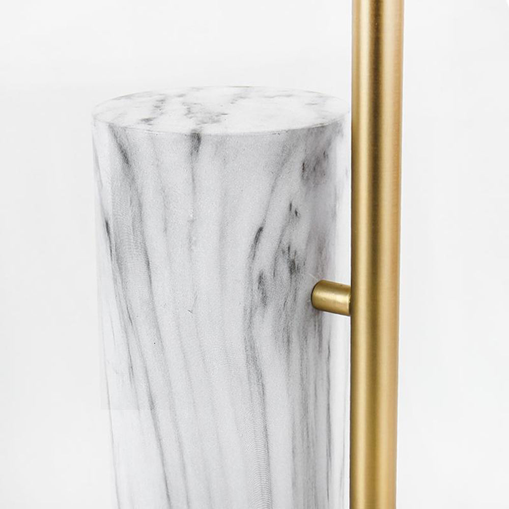 Salgado Moderne Design LED Minimalistische Gouden Vloerlamp Metaal Marmer Woon/Eet/Slaapkamer