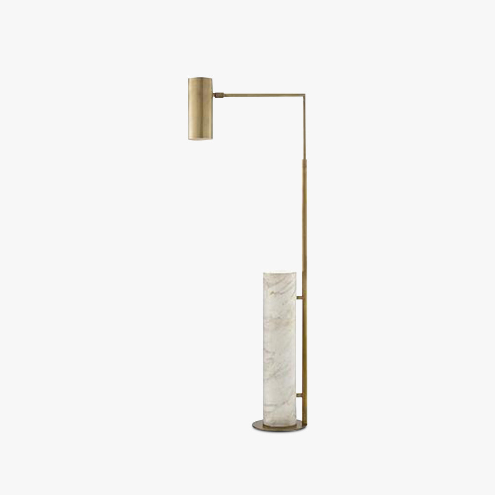 Salgado Moderne Design LED Minimalistische Gouden Vloerlamp Metaal Marmer Woon/Eet/Slaapkamer