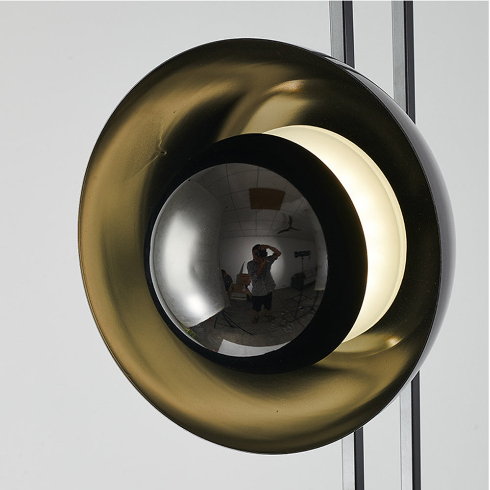 Salgado Moderne LED Vloerlamp Zwart Metaal Woonkamer Slaapkamer
