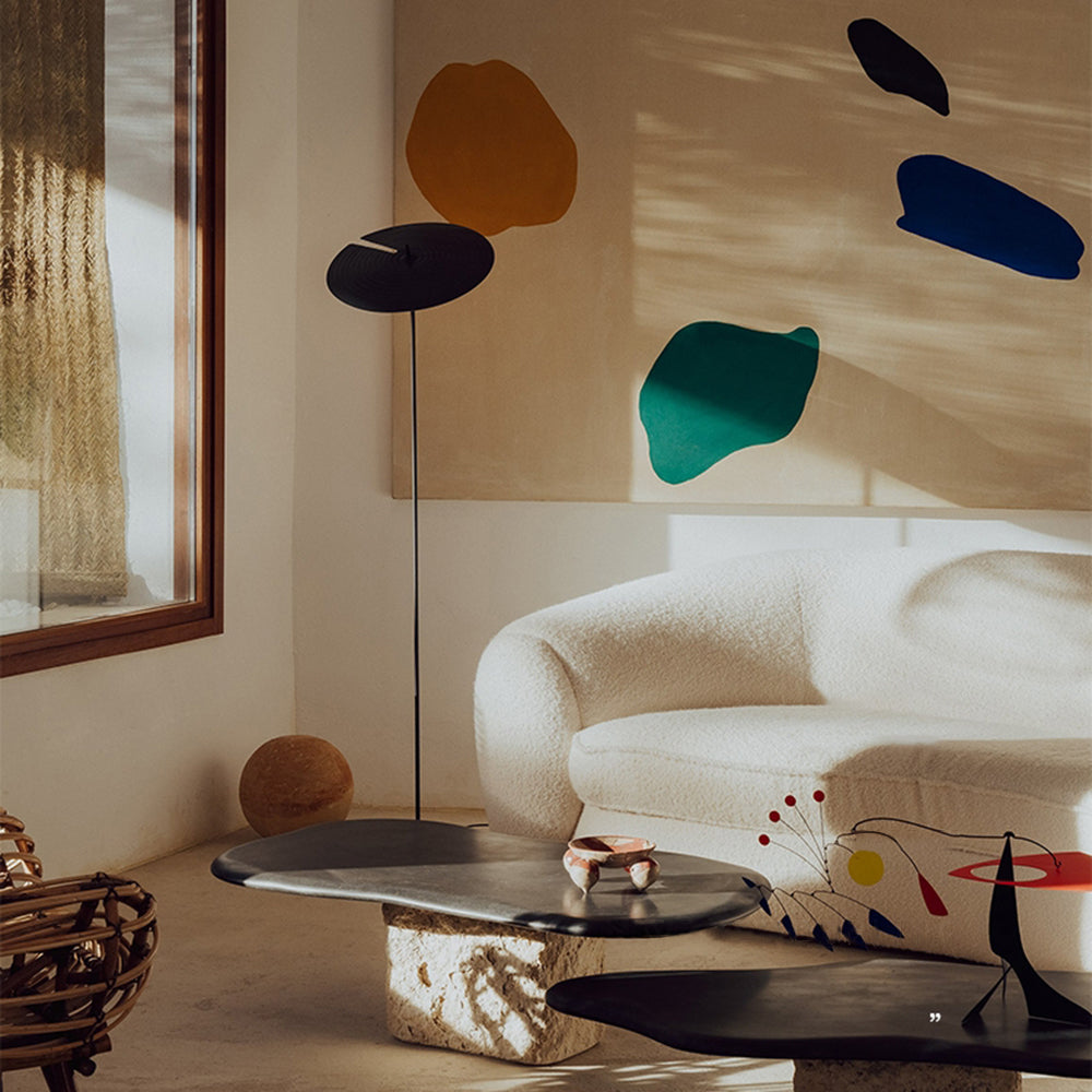 Carins Ronde LED Tafellamp Vloerlampe Metaal Aluminium Woonkamer
