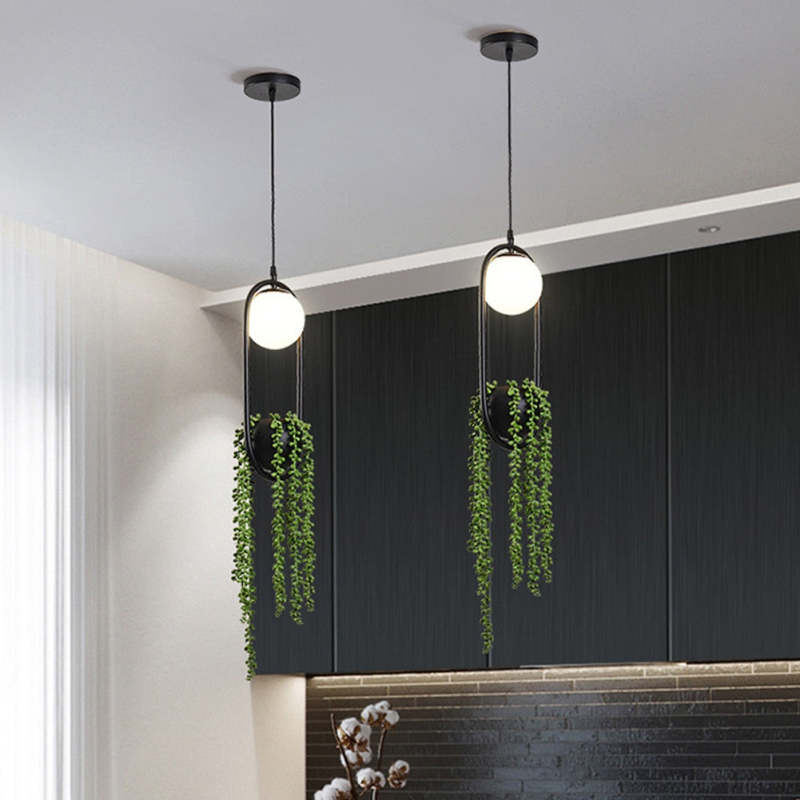 Edge Design LED Hanglamp Zwart Metaal Glas Eetkamer Slaapkamer