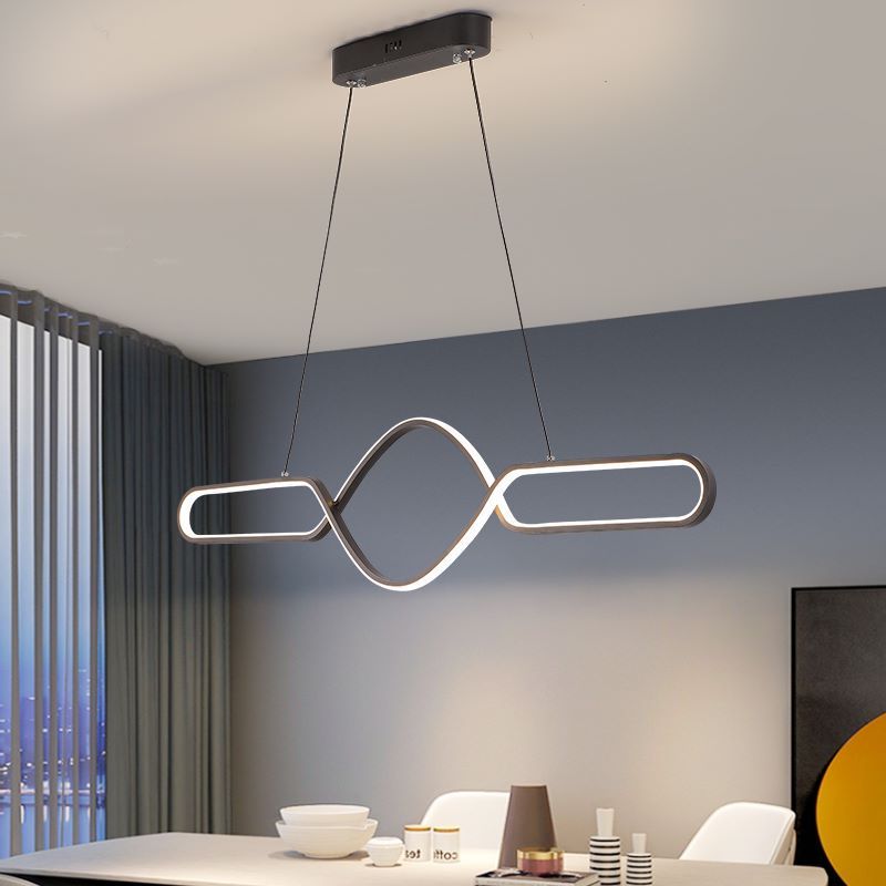 Bouvet Scandinavische Geometrische Metalen Kruislineaire Hanglamp