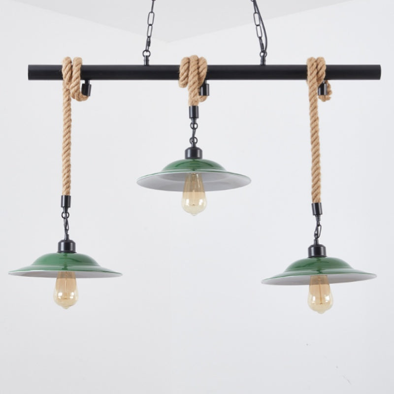 Epoch Vintage LED Hanglampen Groen Metaal Keuken/Woonkamer