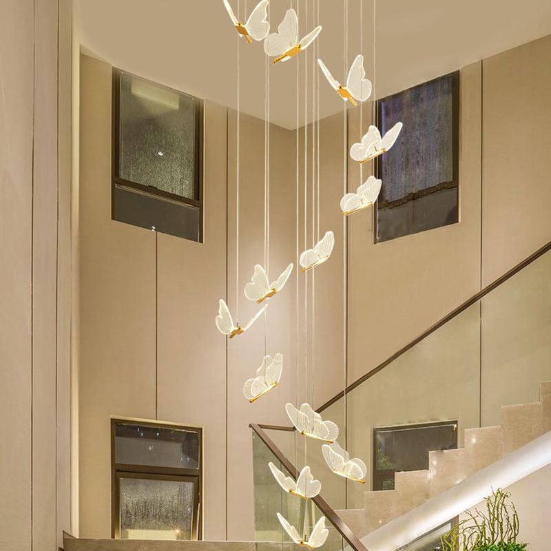 Olivia Vintage Design LED Hanglamp Metaal Goud Slaapkamer Woonkamer