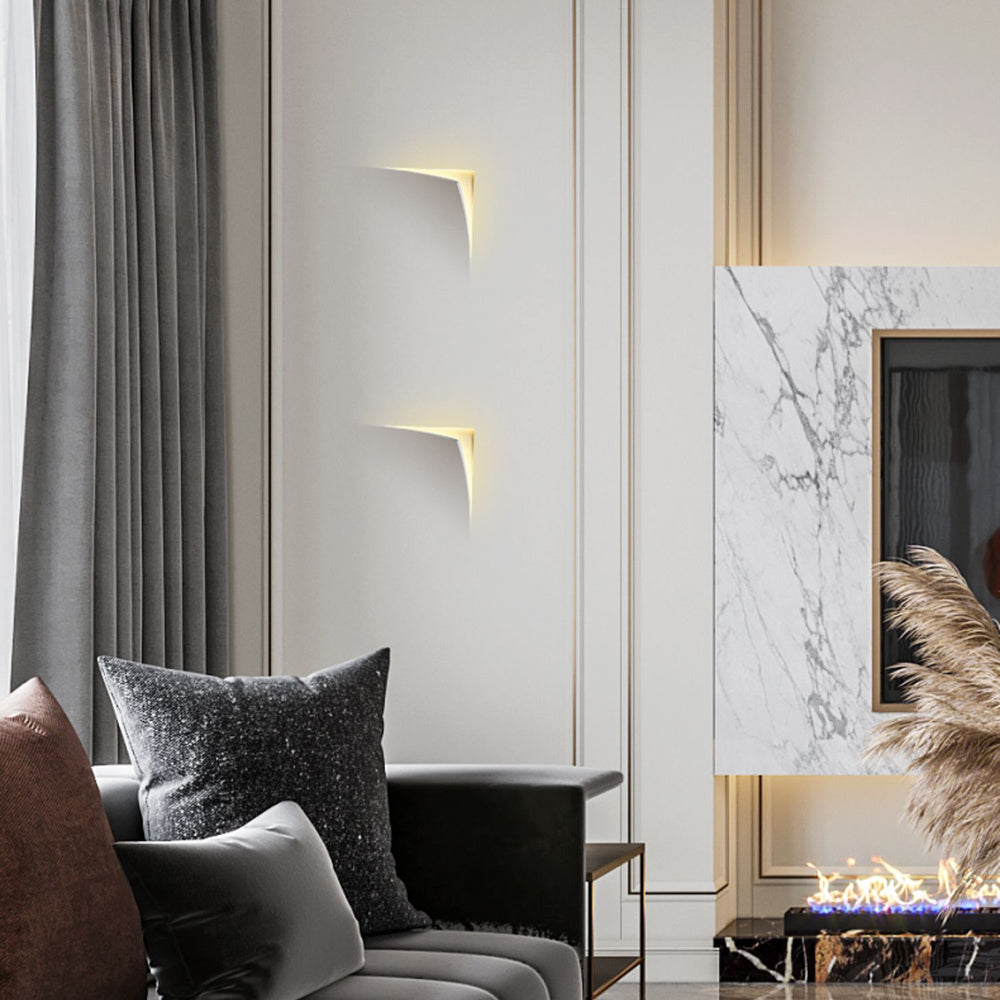 Elif Moderne LED Binnen Wandlamp Wit Metaal Slaapkamer