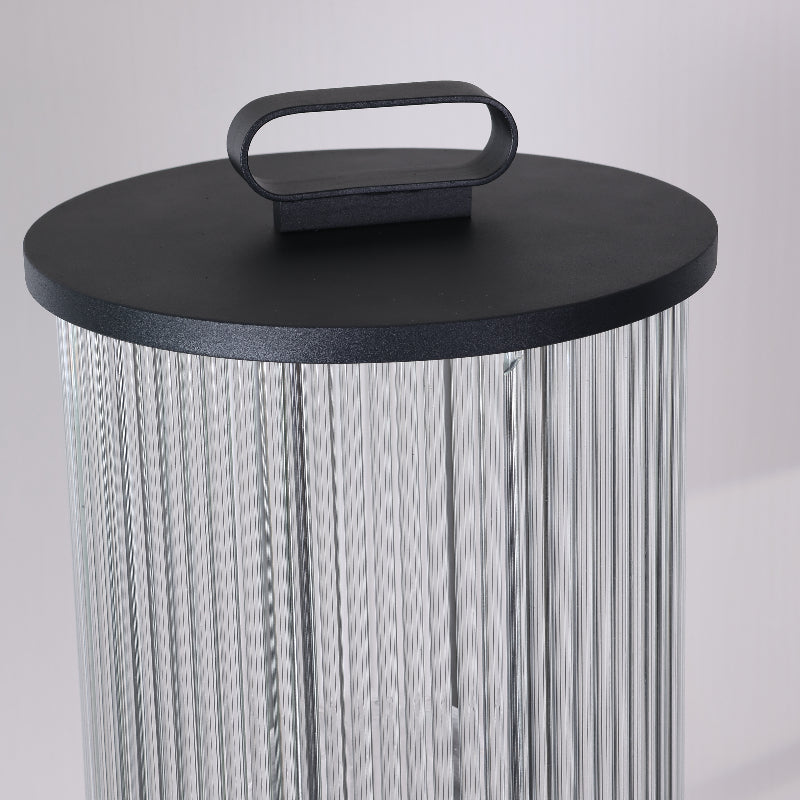 Orr Kleine LED Vloerlampen Zwart Metaal Glas Buiten Tuin Hal