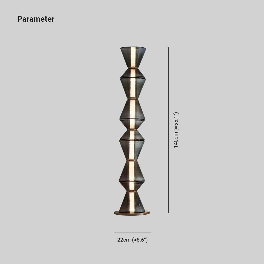 Evette Scandinavisch Modern LED Hanglamp/Vloerlamp/Tafellamp Zwart Metaal/Glas