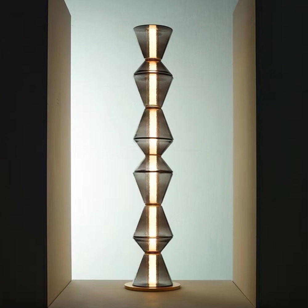 Evette Scandinavisch Modern LED Hanglamp/Vloerlamp/Tafellamp Zwart Metaal/Glas