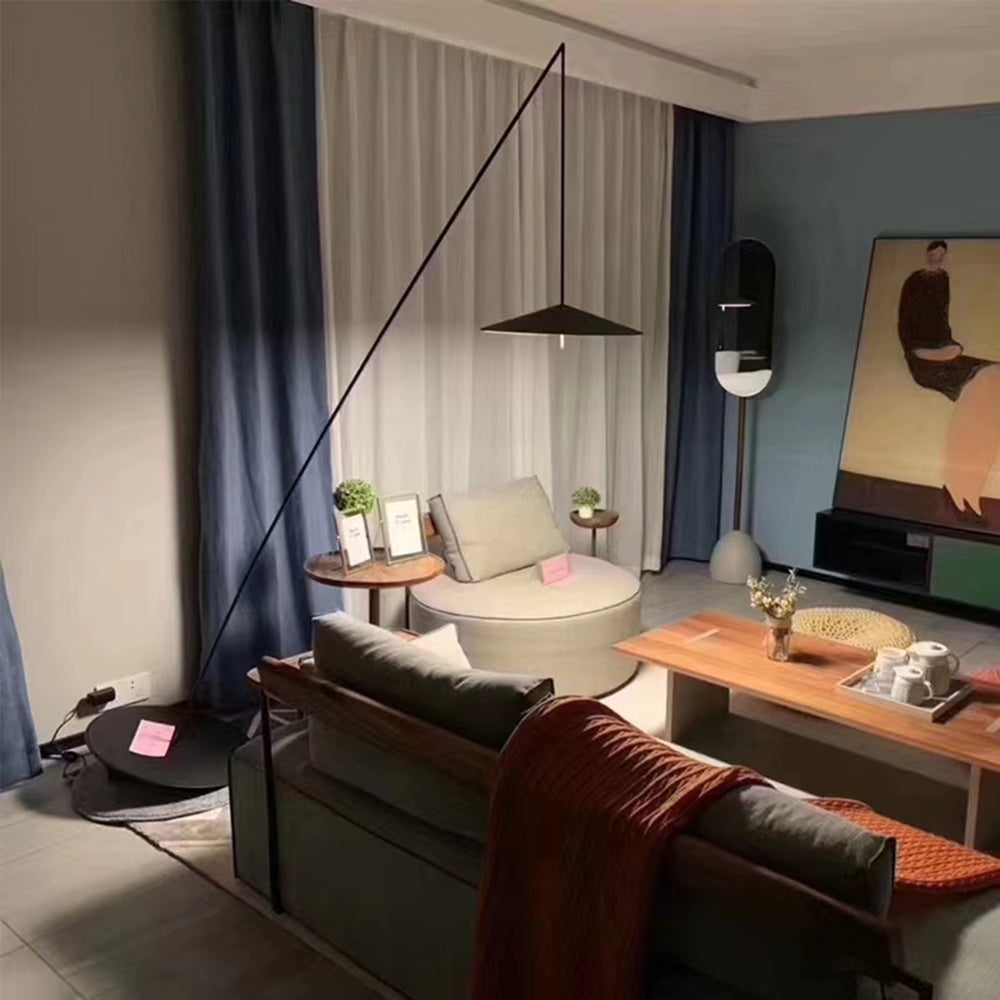 Salgado Frisbee Hengel LED Vloerlamp Metaal Woonkamer Eetkamer