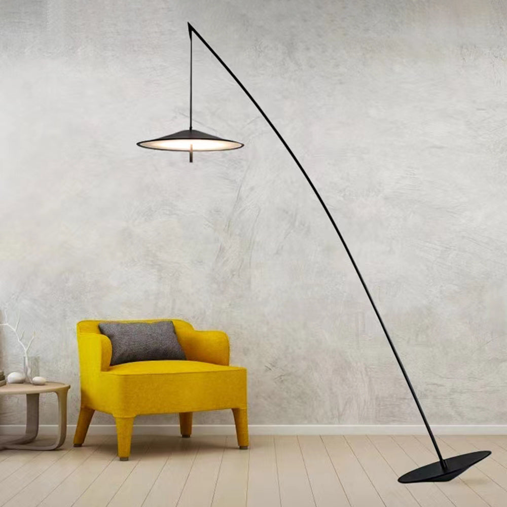 Salgado Frisbee Hengel LED Vloerlamp Metaal Woonkamer Eetkamer