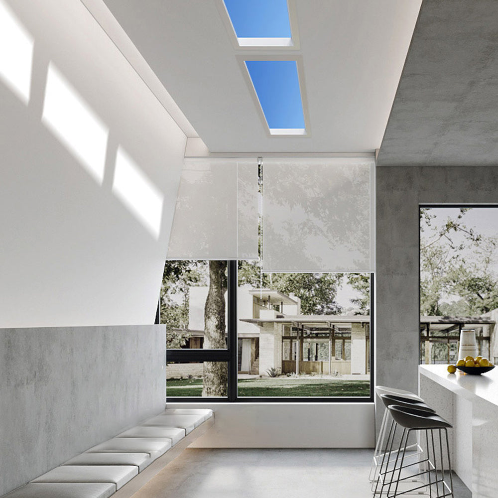 Edge Modern LED Plafondlamp Zwart&Blauw Woon/Bad/Eetkamer Metaal&Acryl