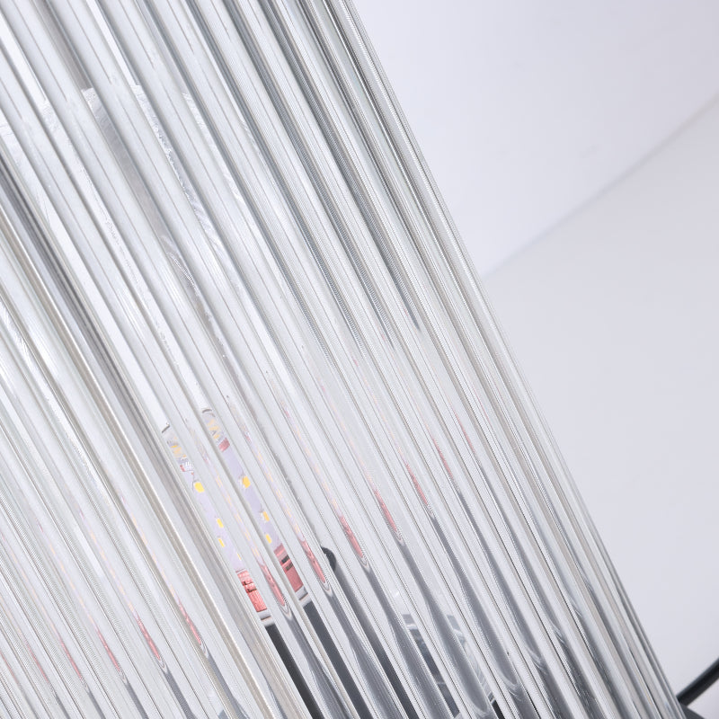 Orr Kleine LED Vloerlampen Zwart Metaal Glas Buiten Tuin Hal